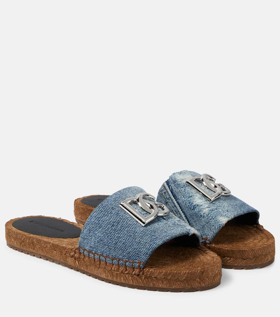 Dolce&Gabbana DG canvas espadrilles