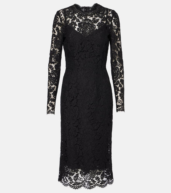 Dolce&Gabbana DG lace midi dress