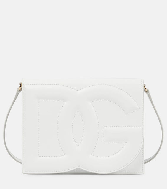 Dolce&Gabbana DG leather shoulder bag. Shop Dolce&Gabbana Shoulder Bags for women now.