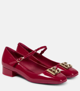 Dolce&Gabbana DG patent leather Mary Jane pumps