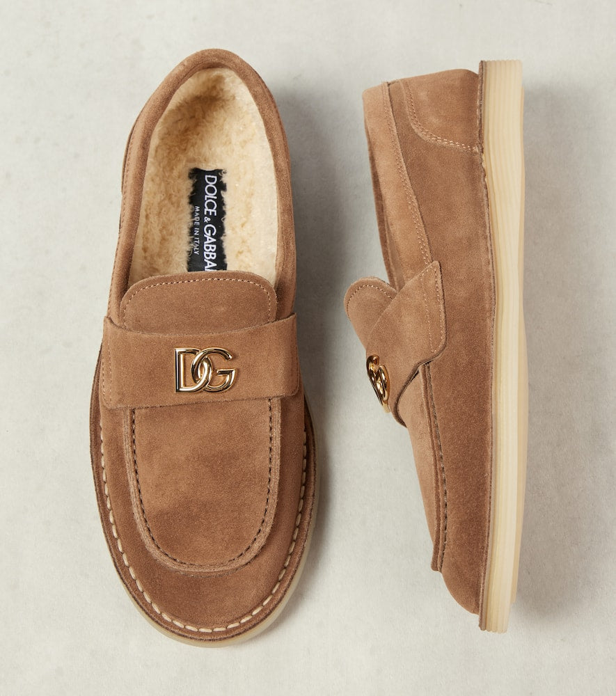 Dolce&Gabbana DG suede loafers