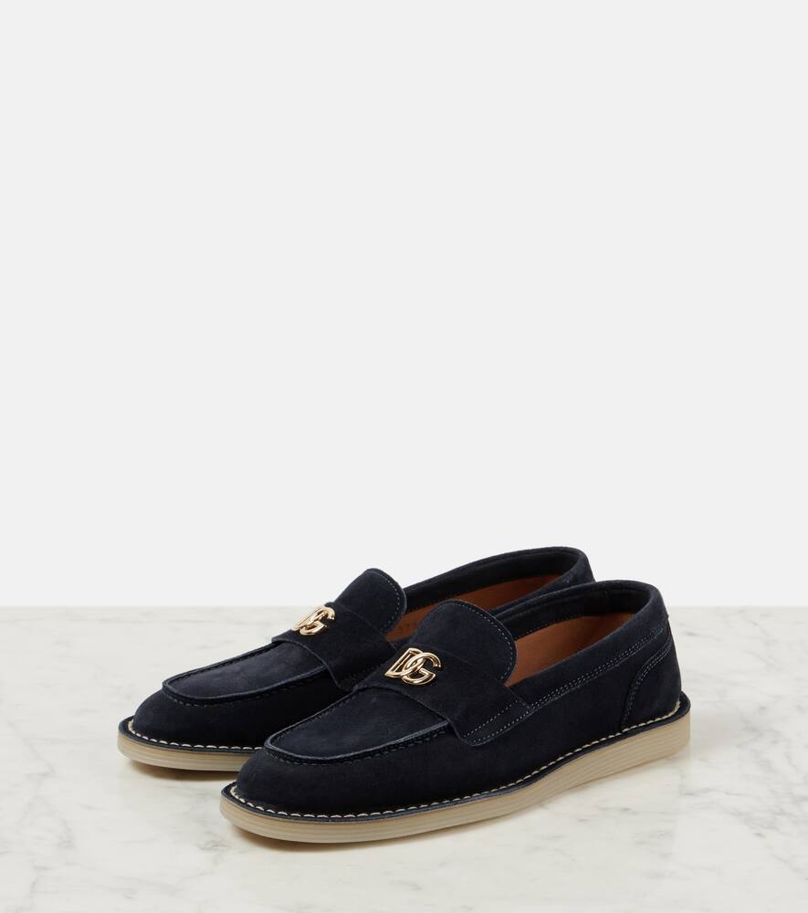 Dolce&Gabbana DG suede loafers