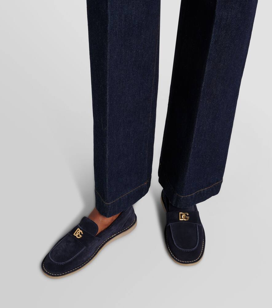 Dolce&Gabbana DG suede loafers