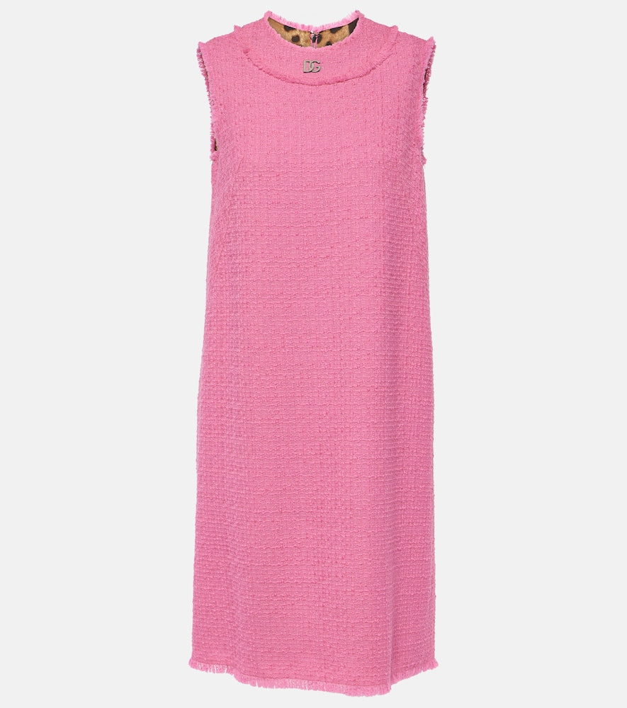Dolce&Gabbana DG tweed minidress. Dolce&Gabbana DG 斜纹软呢迷你连衣裙