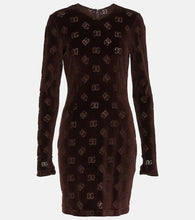 Dolce&Gabbana DG velvet minidress