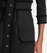 Dolce&Gabbana DG wool-blend boucl√É¬© midi dress