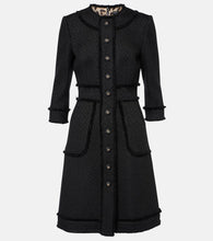 Dolce&Gabbana DG wool-blend boucl√É¬© midi dress