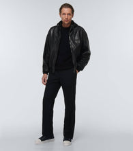 Dolce&Gabbana Denim leather-trimmed sneakers
