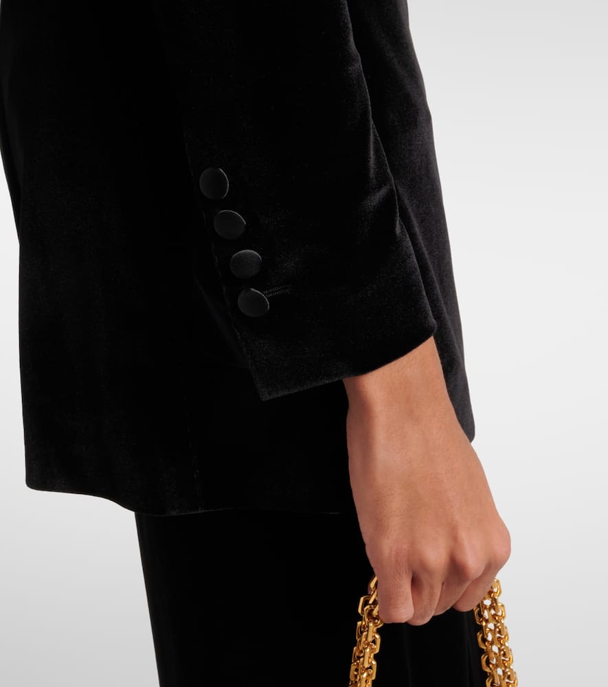 Dolce&Gabbana Double-breasted velvet blazer