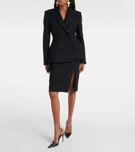 Dolce&Gabbana Double-breasted wool-blend jacket