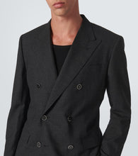 Dolce&Gabbana Double-breasted wool suit jacket