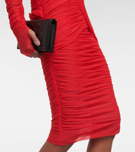 Dolce&Gabbana Draped tulle midi dress