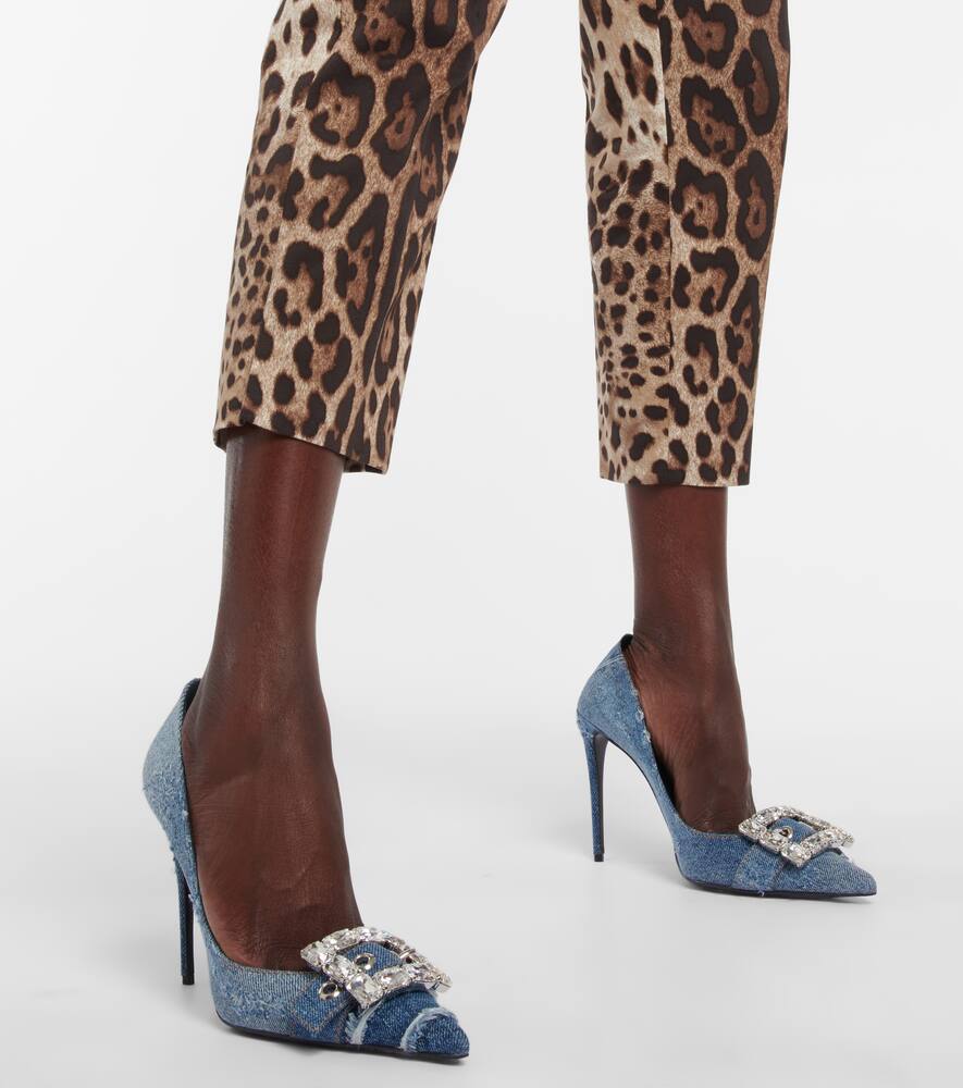 Dolce&Gabbana Embellished denim pumps