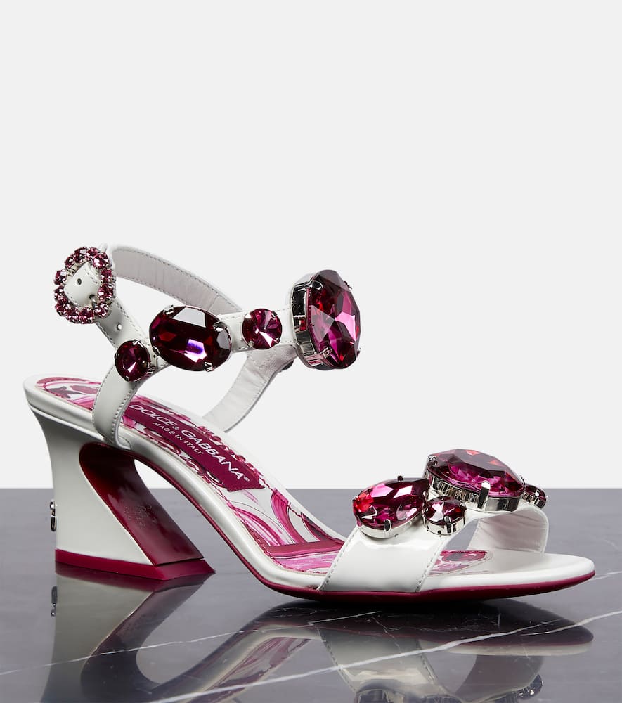Dolce&Gabbana Embellished leather sandals