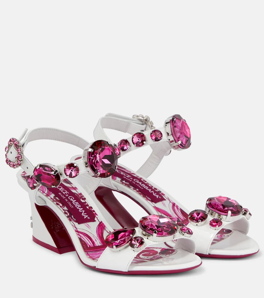 Dolce&Gabbana Embellished leather sandals