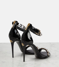 Dolce&Gabbana Embellished patent leather sandals
