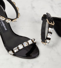 Dolce&Gabbana Embellished patent leather sandals