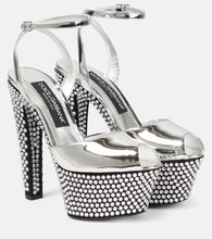 Dolce&Gabbana Embellished platform sandals