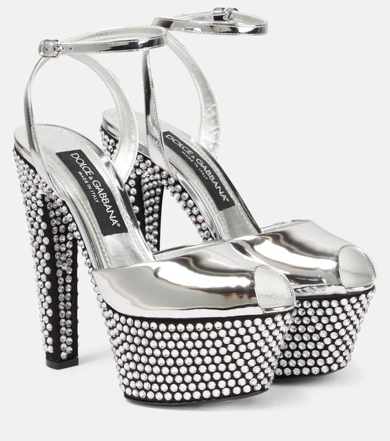 Dolce&Gabbana Embellished platform sandals