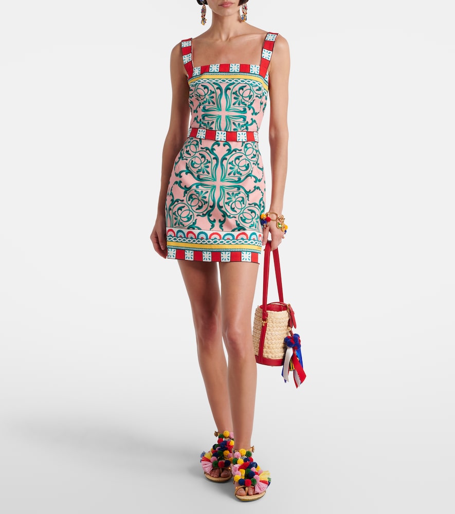 Dolce&Gabbana Embellished raffia sandals