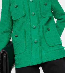 Dolce&Gabbana Embellished wool-blend jacket