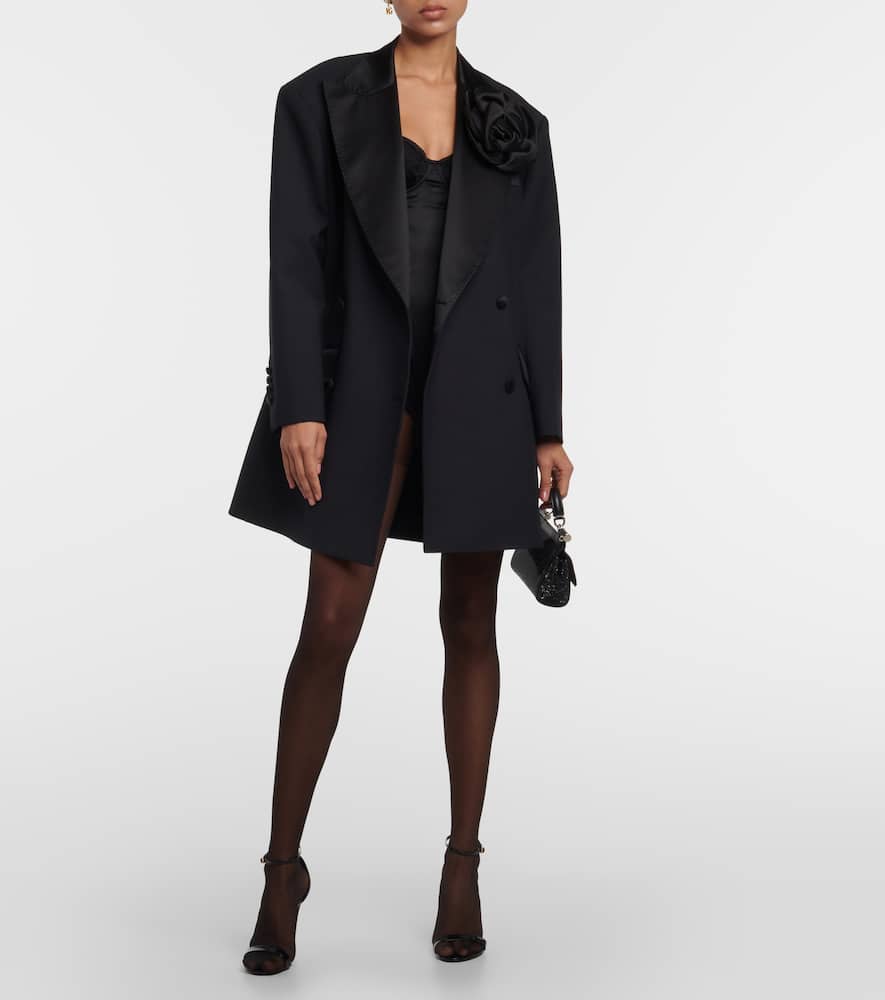 Dolce&Gabbana Floral-appliqu√É¬© blazer
