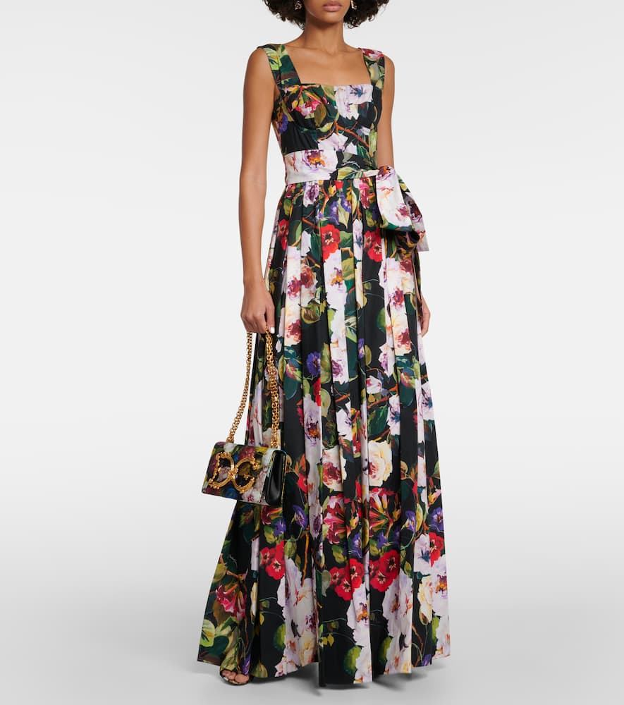 Dolce&Gabbana Floral cotton gown