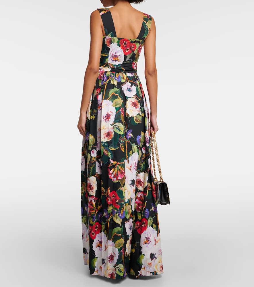 Dolce&Gabbana Floral cotton gown