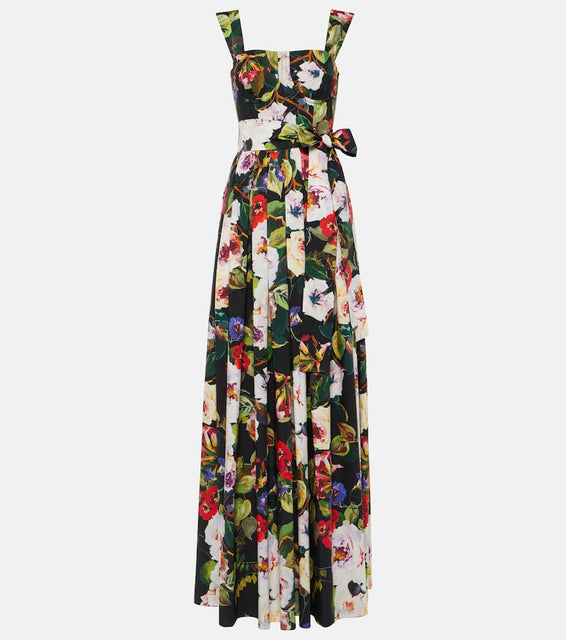 Dolce&Gabbana Floral cotton gown