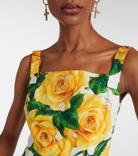 Dolce&Gabbana Floral cotton midi dress