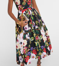Dolce&Gabbana Floral cotton midi dress