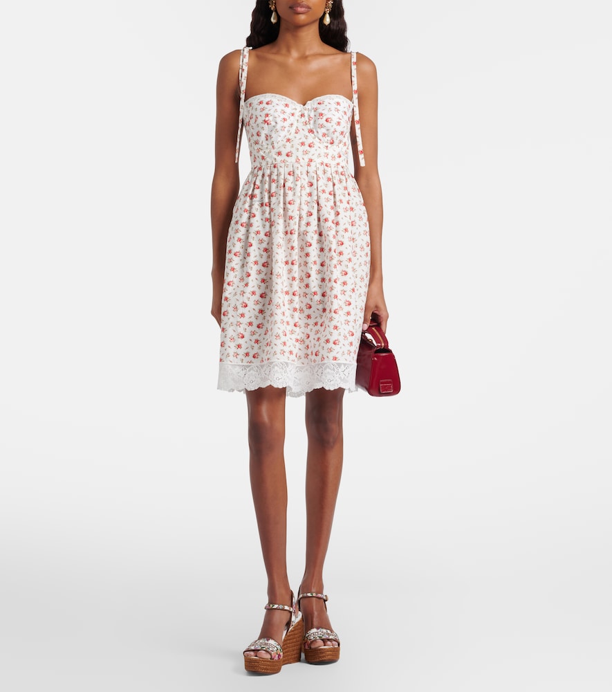 Dolce&Gabbana Floral embroidered espadrille wedges