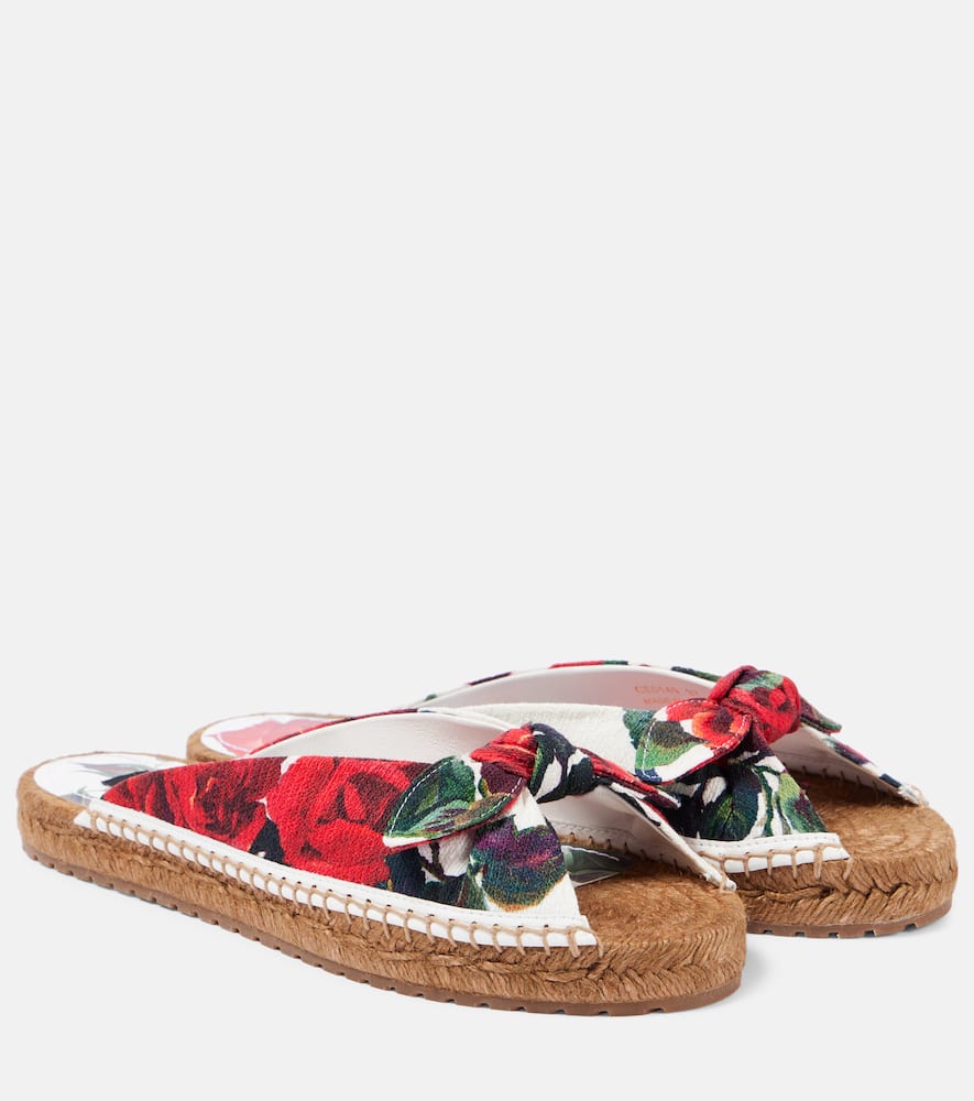 Dolce&Gabbana Floral espadrilles