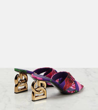 Dolce&Gabbana Floral jacquard mules