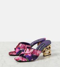 Dolce&Gabbana Floral jacquard mules
