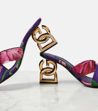 Dolce&Gabbana Floral jacquard mules