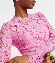 Dolce&Gabbana Floral lace midi dress