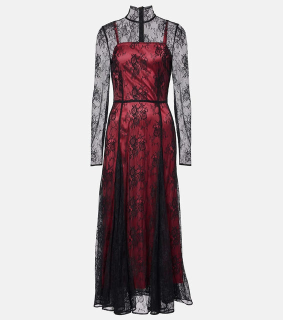 Dolce&Gabbana Floral lace midi dress