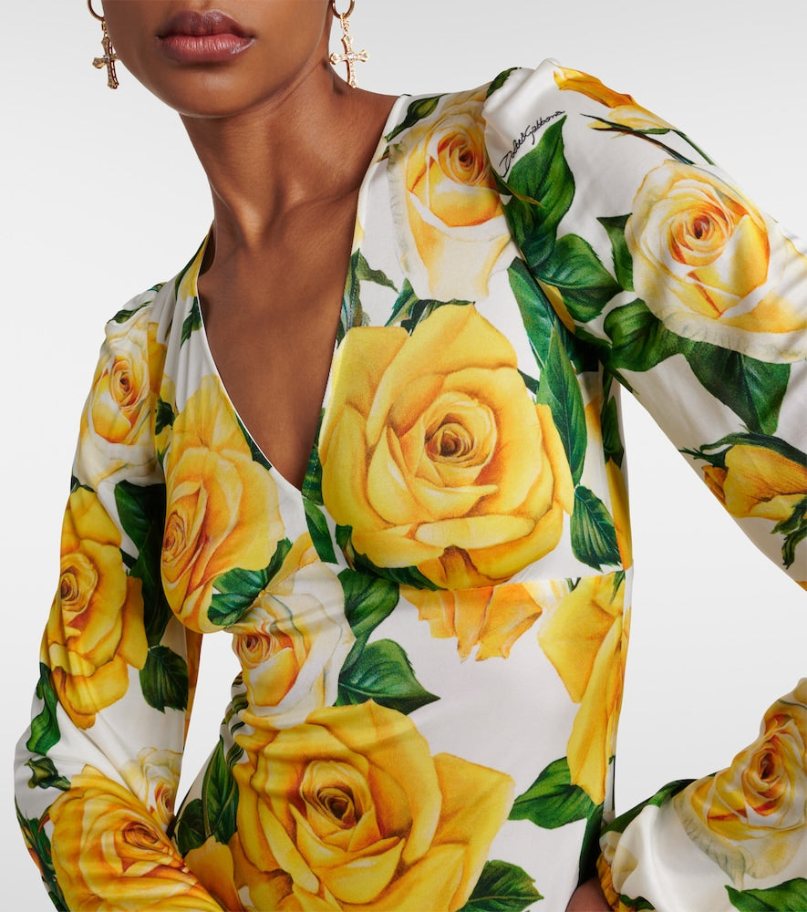Dolce&Gabbana Floral midi dress