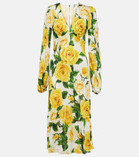 Dolce&Gabbana Floral midi dress. Dolce&Gabbana 花卉图案中长连衣裙