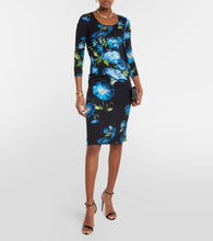 Dolce&Gabbana Floral silk-blend midi dress