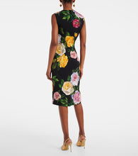 Dolce&Gabbana Floral silk-blend midi dress