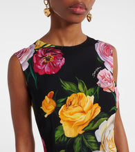Dolce&Gabbana Floral silk-blend midi dress