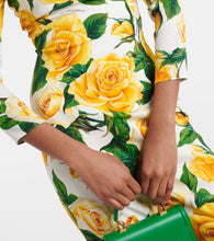 Dolce&Gabbana Floral silk-blend midi dress