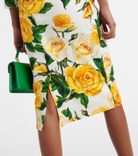 Dolce&Gabbana Floral silk-blend midi dress