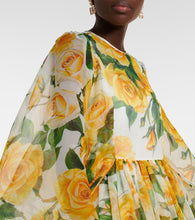 Dolce&Gabbana Floral silk chiffon minidress