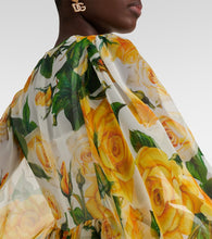 Dolce&Gabbana Floral silk chiffon minidress