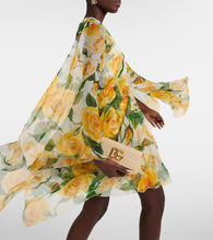 Dolce&Gabbana Floral silk chiffon minidress