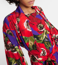 Dolce&Gabbana Floral silk robe