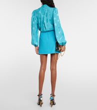 Dolce&Gabbana Fringed wool-blend tweed miniskirt
